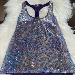 Sequin Tank Top